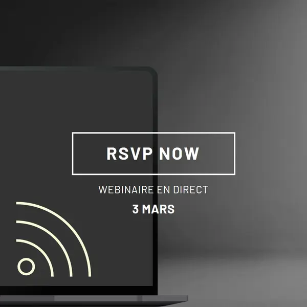 Star de webinaire black modern-simple