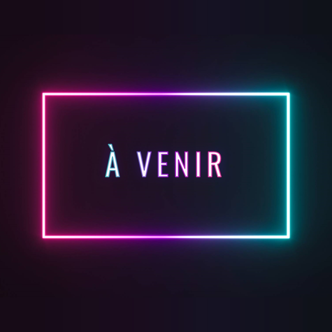 À venir black modern-bold