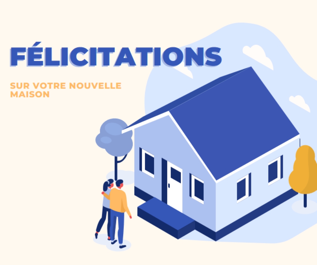 Félicitations au propriétaire white modern-color-block