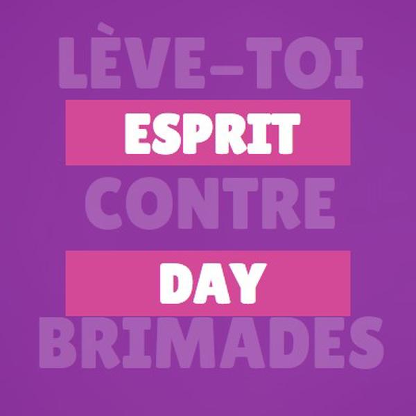 Se lever contre l’intimidation purple modern-bold