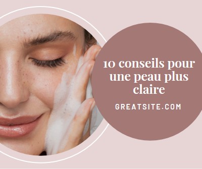 10 conseils pour une peau plus claire purple modern-simple