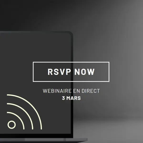 Star de webinaire black modern-simple