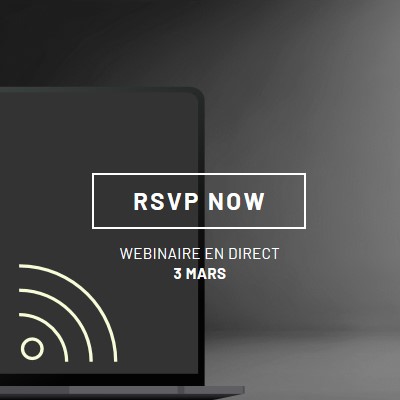 Étoile du webinaire black modern-simple