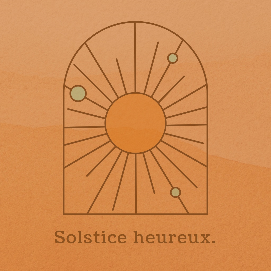 Bon pour le solstice orange organic-boho