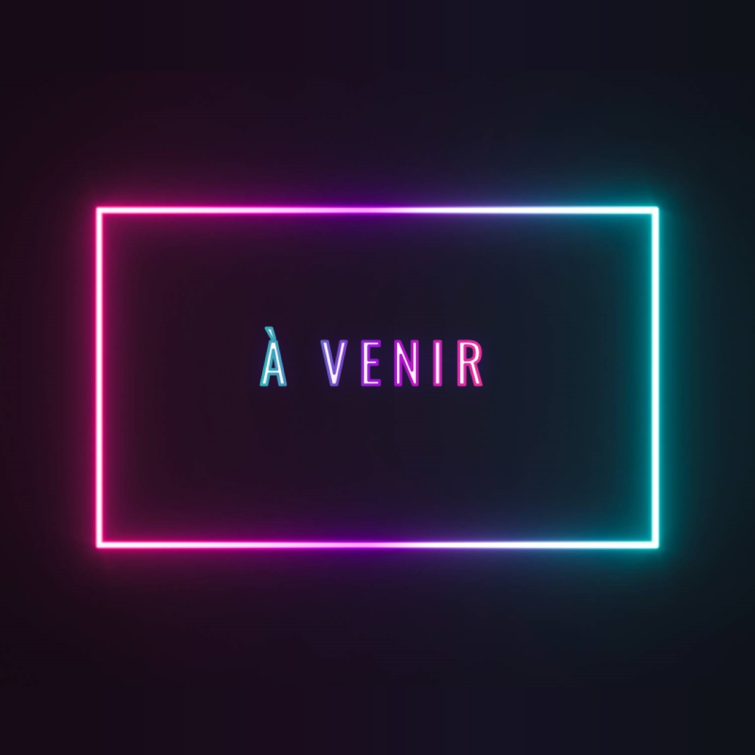 À venir black modern-bold