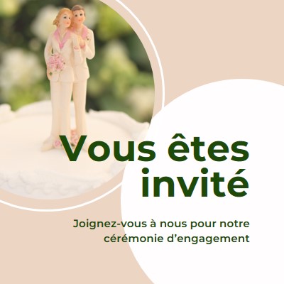 Vous êtes invité à valider pink modern-simple