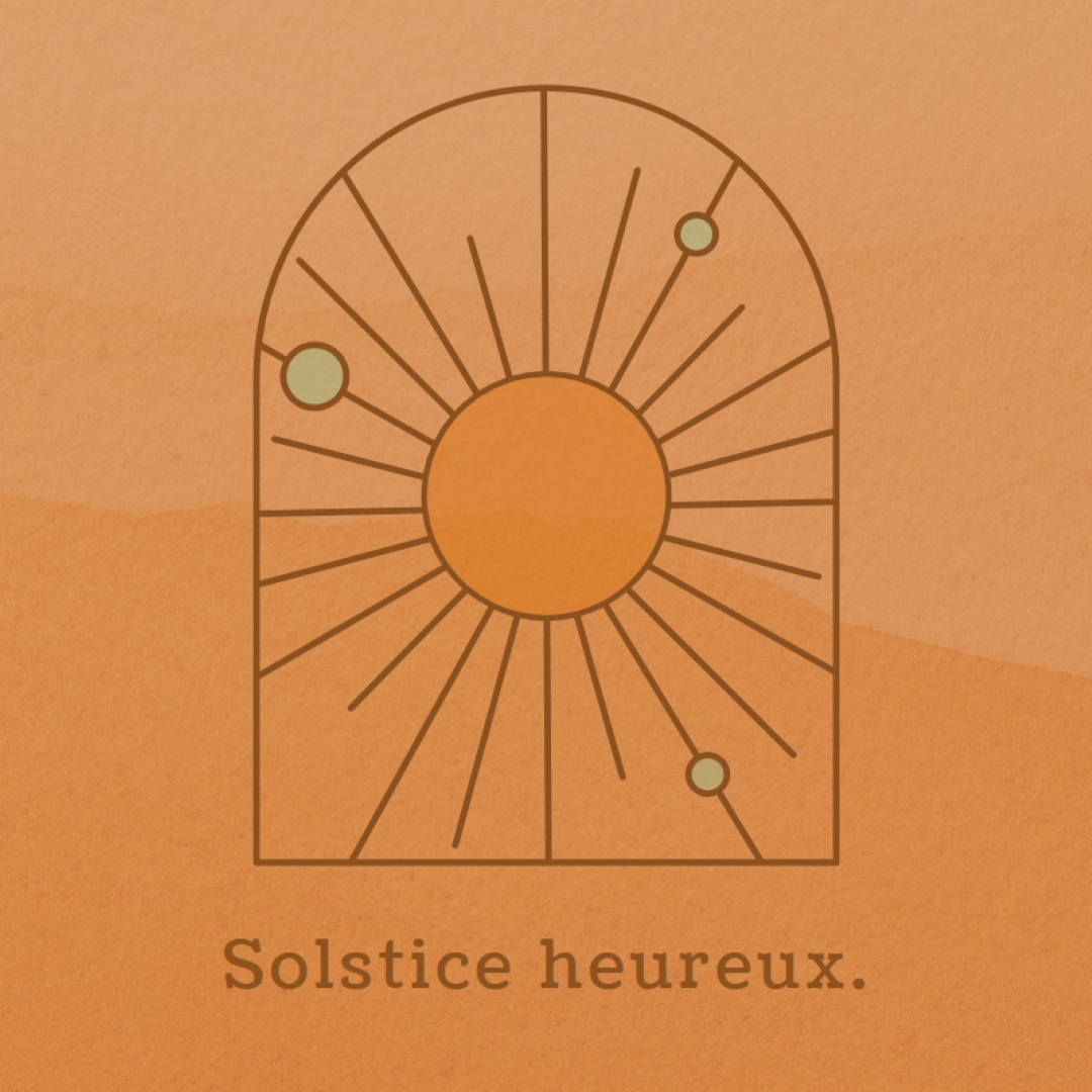 Bon pour le solstice orange organic-boho