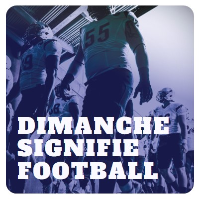 Dimanche signifie football purple modern-bold