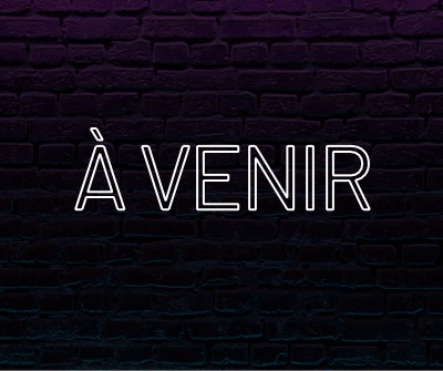 Bientôt disponible pour vous purple modern-bold