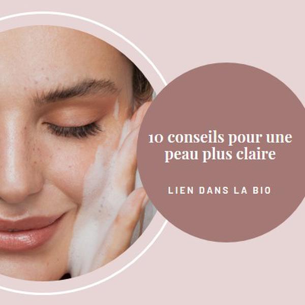 10 conseils pour une peau plus claire purple modern-simple