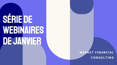 Série de webinaires de janvier blue modern-bold