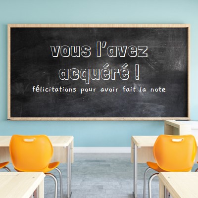 Fait la note blue modern-simple