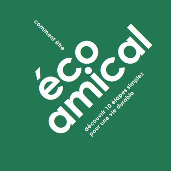 Éco-conseil green modern-bold