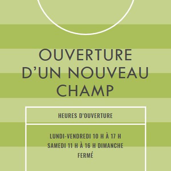 Objectifs du champ green modern-geometric-&-linear