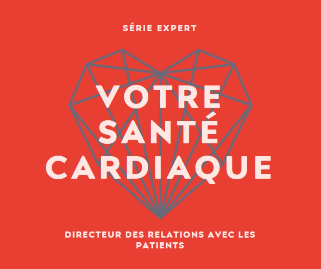 Votre santé cardiaque red modern-bold