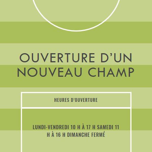 Objectifs du champ green modern-geometric-&-linear