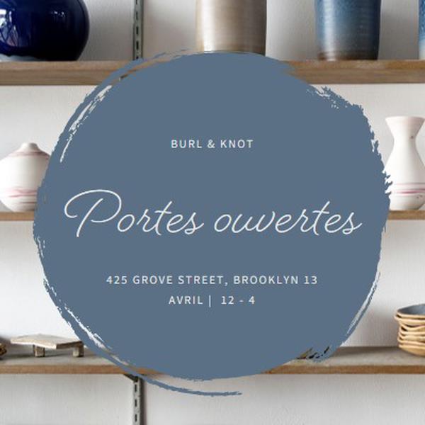 Portes ouvertes du magasin de poterie gray modern-simple