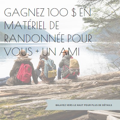 Gagnez pour vous et un ami blue modern-simple