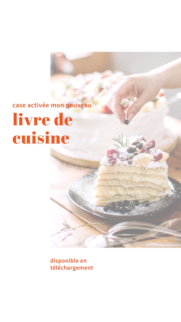 Consultez mon livre de recettes white modern-simple