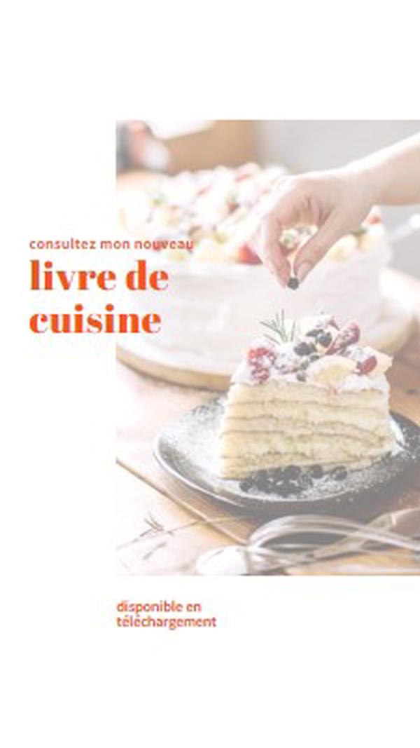 Consultez mon livre de recettes white modern-simple