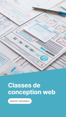 Classes de conception web blue modern-simple