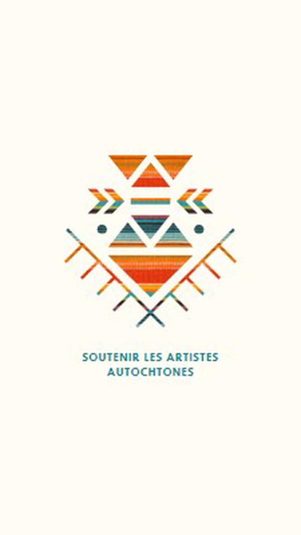 Soutenir les artistes autochtones white modern-geometric-&-linear