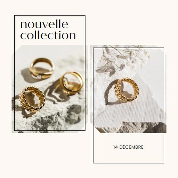 Notre nouvelle collection de bijoux gray minimal,geometric,collage