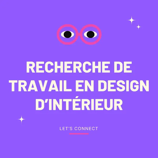 Recherche d’emploi - Connectez-vous purple clean,whimsical,graphic,bright,bold,simple