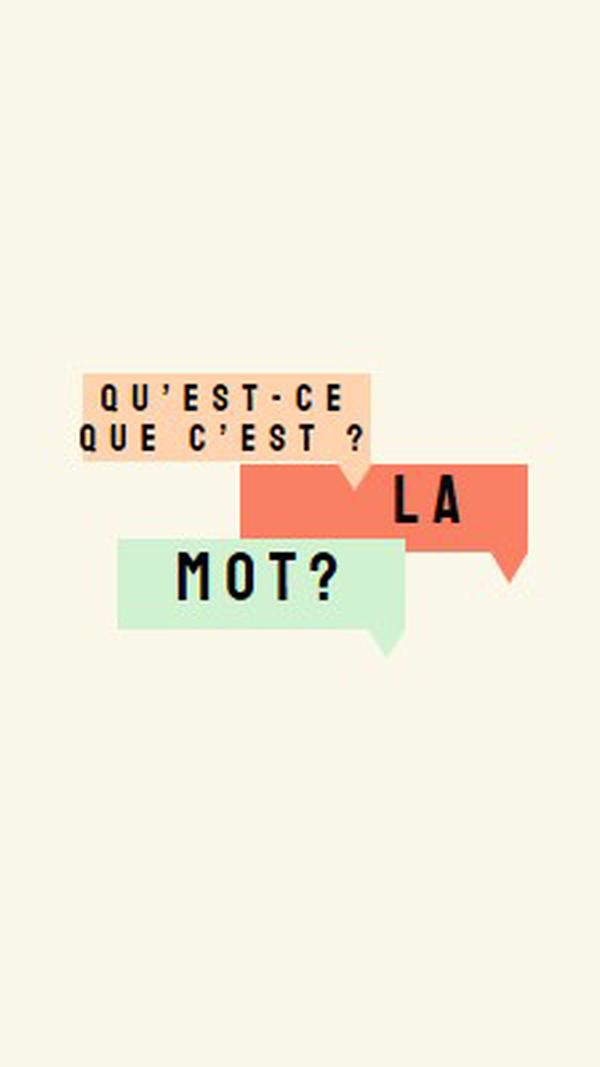 Jeu de mots white modern-bold