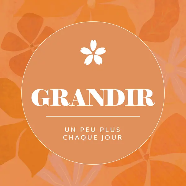 Augmenter chaque jour orange vintage,botanical,frame,rustic,motif,background,