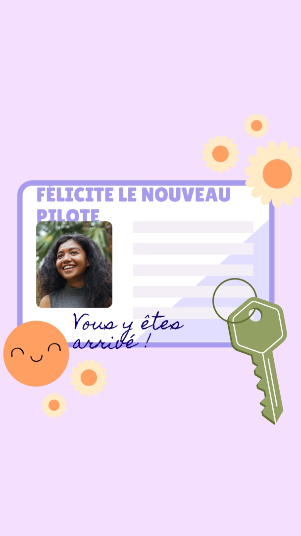 Vous y êtes arrivé ! purple modern-color-block