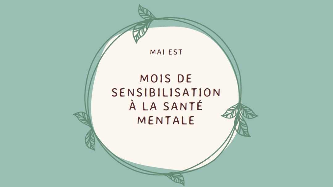 Honorer la sensibilisation à la santé mentale green organic-simple