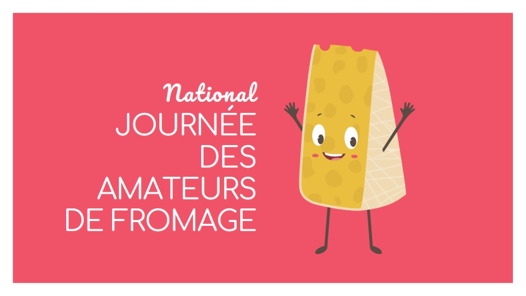 Journée nationale des amateurs de fromage pink whimsical-color-block