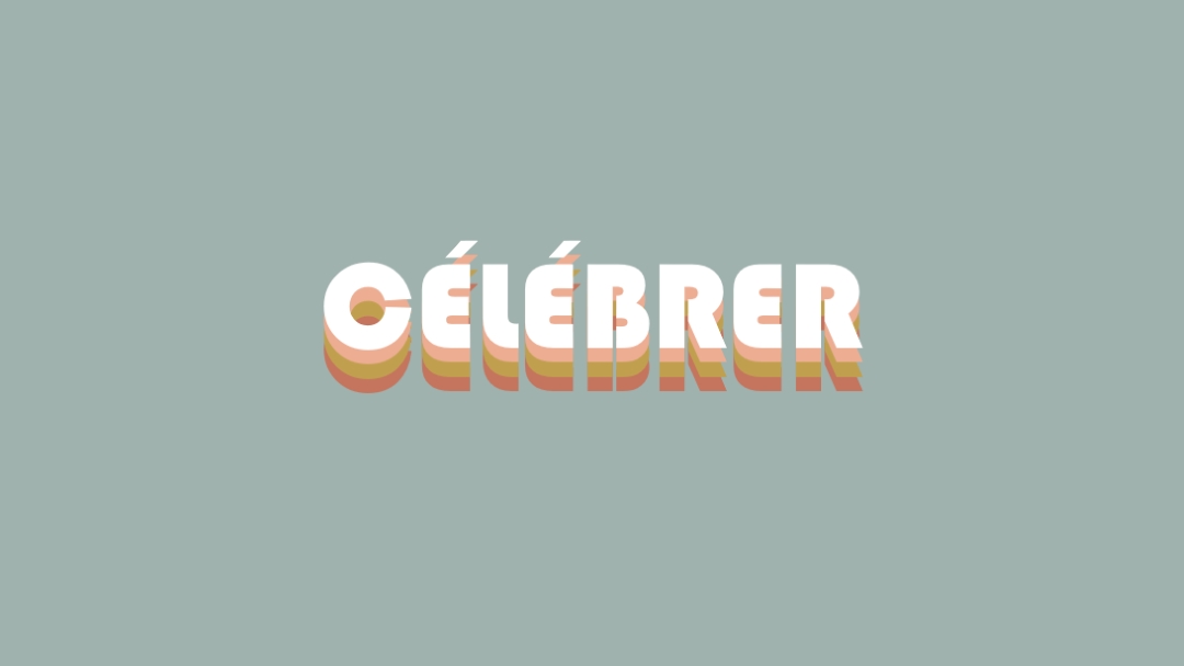 Faveur de la partie gray vintage-retro