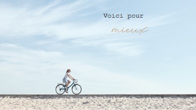 Voici à vous blue modern-simple