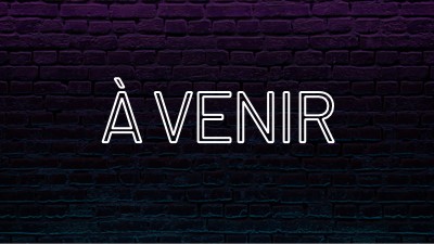 Bientôt disponible pour vous purple modern-bold