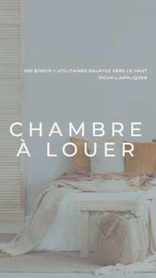 Chambre à louer gray modern-simple