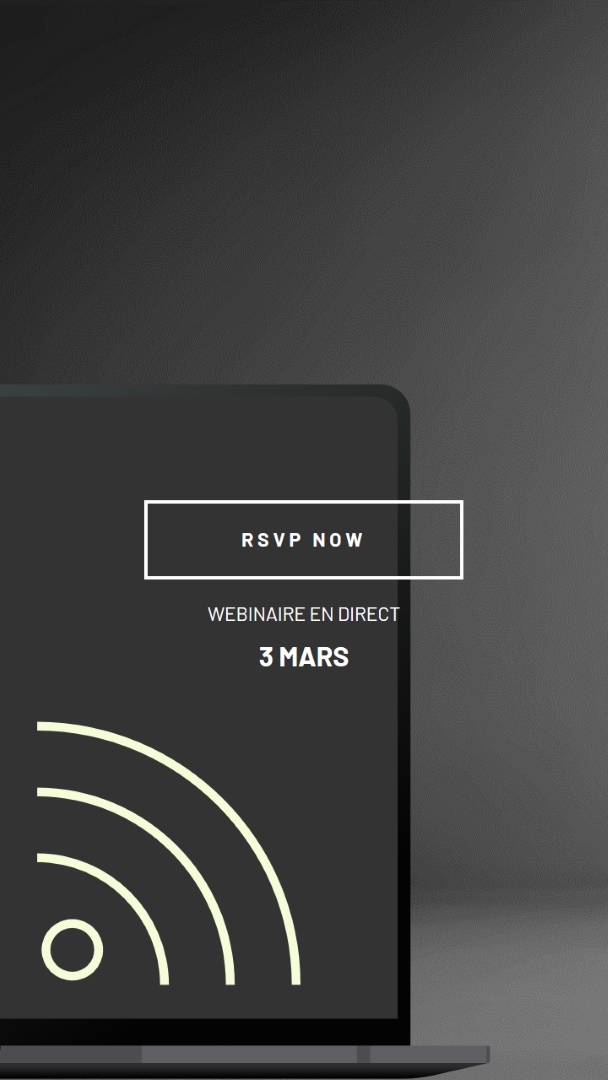 Star de webinaire black modern-simple