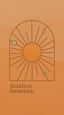 Bon pour le solstice orange organic-boho