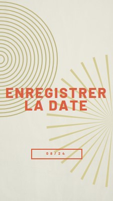 Enregistrer les étoiles de date brown vintage-retro