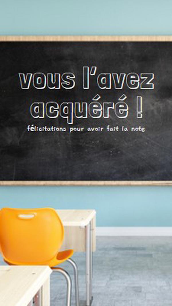 Fait la note blue modern-simple