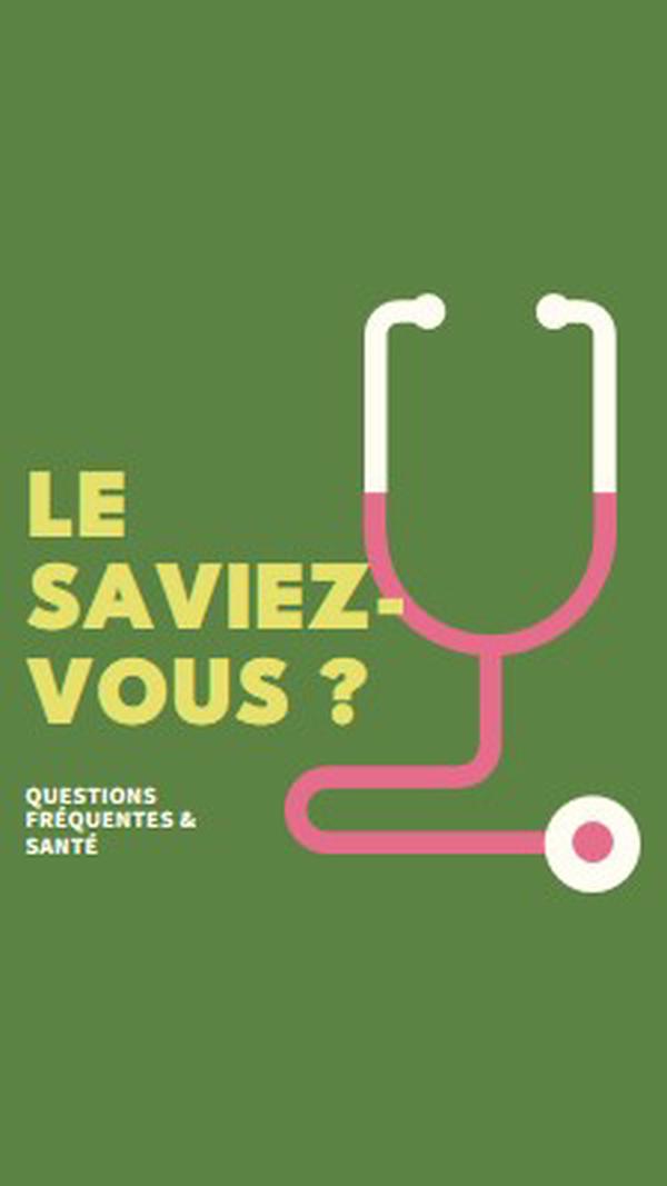 Le saviez-vous ? green modern-bold