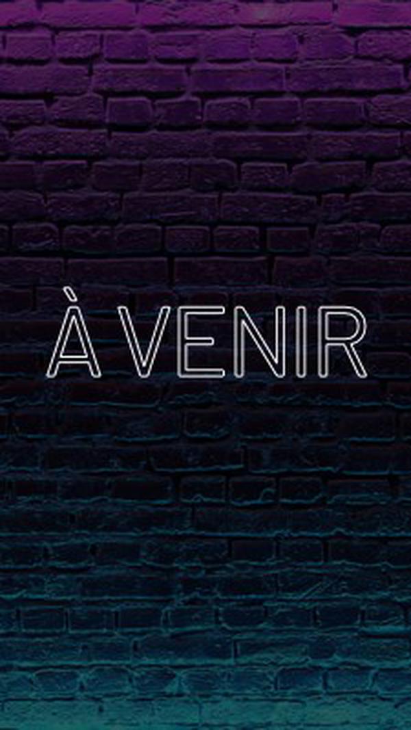 Bientôt disponible pour vous purple modern-bold