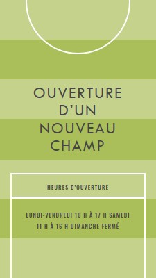 Objectifs du champ green modern-geometric-&-linear