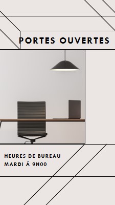 Ouvrir le plan white modern-geometric-&-linear