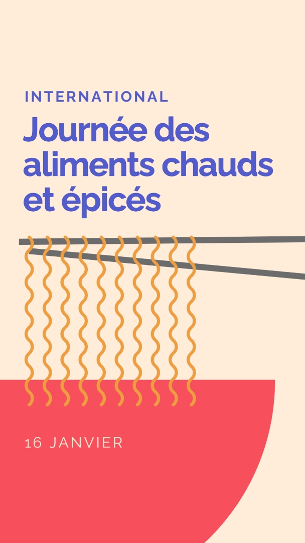 Le piment de la vie orange modern-color-block