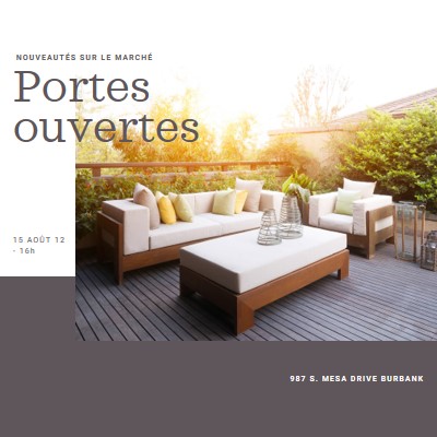 Oasis de plein air white modern-simple