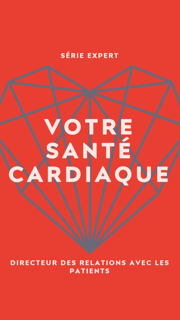 Votre santé cardiaque red modern-bold