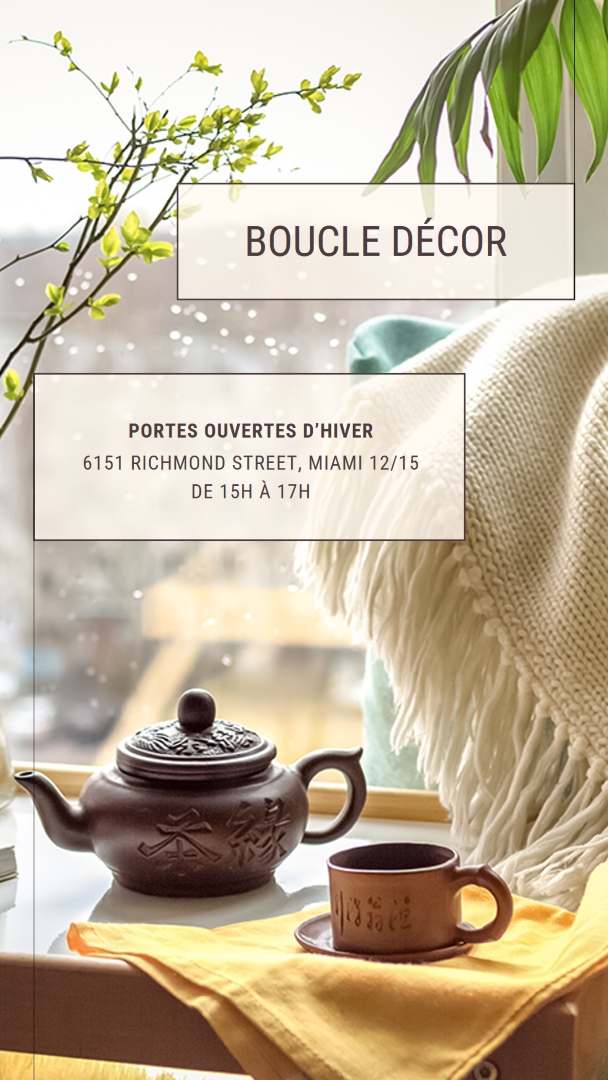 Maison de thé brown modern-simple