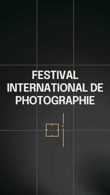 Festival international de photographie black modern,moody,camera,grid,geometric,pattern